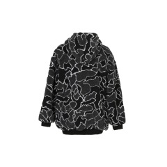 Yarn-Dyed Unisex Sherpa Hooded Blanket