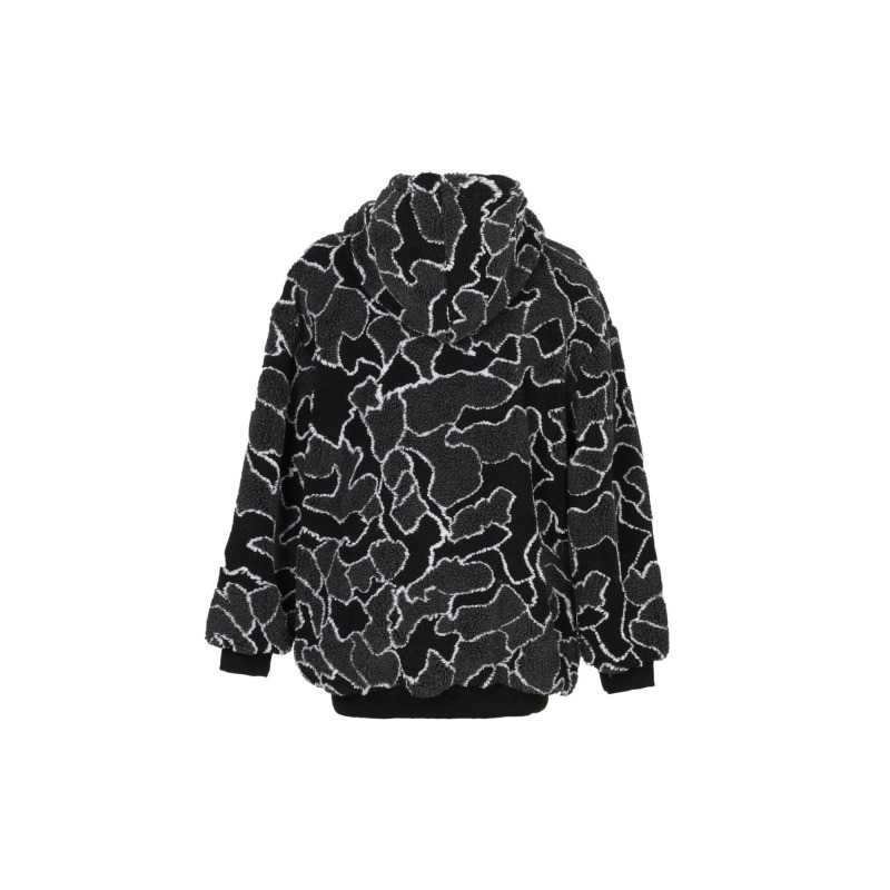 Yarn-Dyed Unisex Sherpa Hooded Blanket