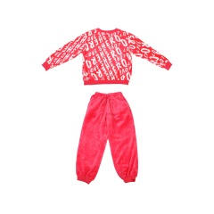 The Letter Element Printing Adult's Flannel Plush Set