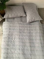 Delight Cotton/Linen Custom Quilt-Sham-Set 22KQ0040