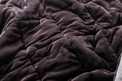 Delighthome Nostalgic Dark Brown Comforter Sets 22KC0021