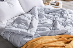 Delighthome Cozy Silver Grey Comforter Sets 22KC0019