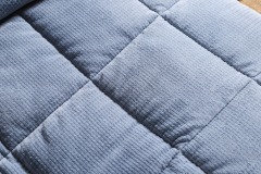Delighthome Modern Bright Blue Comforter Sets 22KC0022