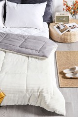 Delight Home Fashion Light Grey Comforter Sets 22KC0023
