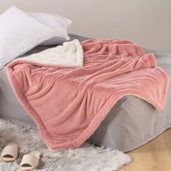 double sided velvet blanket