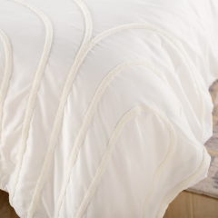 Delight Home tufted embroidery duvet cover