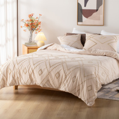 Delight Home Tufted embroidery duvet cover