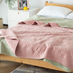 Delight Home ultrasonic embossed velvet quilt