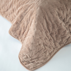 Delight Home ultrasonic embossed velvet quilt