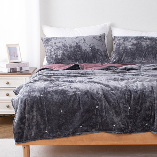 Ice Velvet Quilt Set
