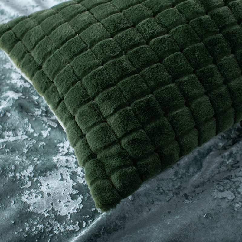 Faux Rabbit Fur Pillowcases