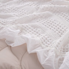 Bamboo-Cotton Blended Waffle Blanket