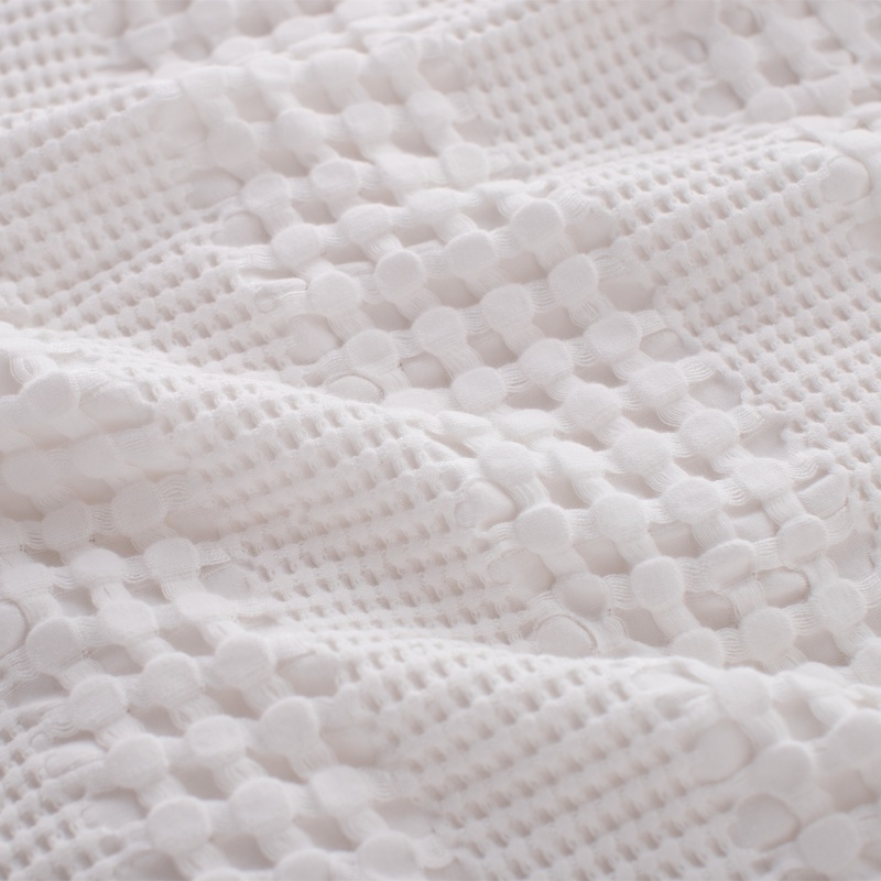 Bamboo-Cotton Blended Waffle Blanket