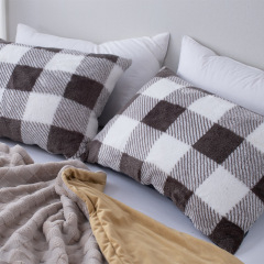 Warp-Knit Polar Fleece Printed Pillowcase