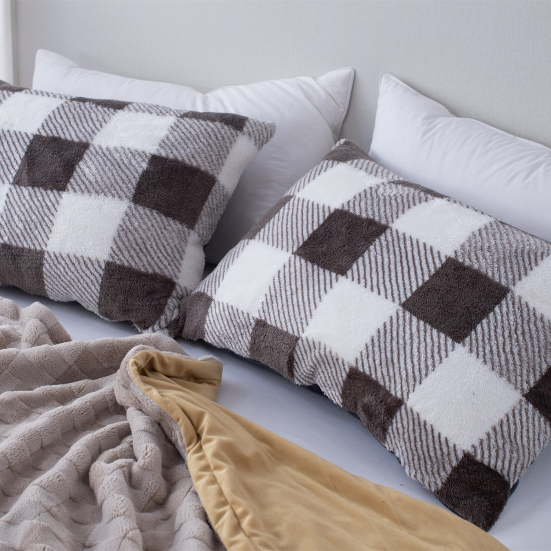 Warp-Knit Polar Fleece Printed Pillowcase