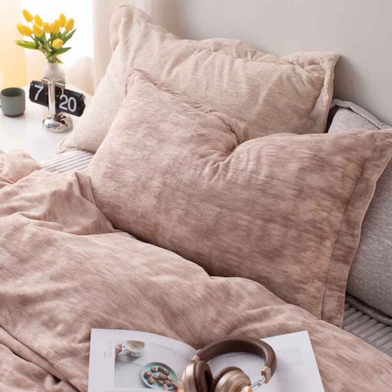 Burnt Printed Milk Velvet Duvet Cover