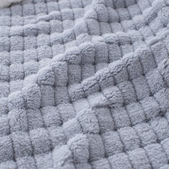 Weft-Knitted Jacquard Sherpa Quilt