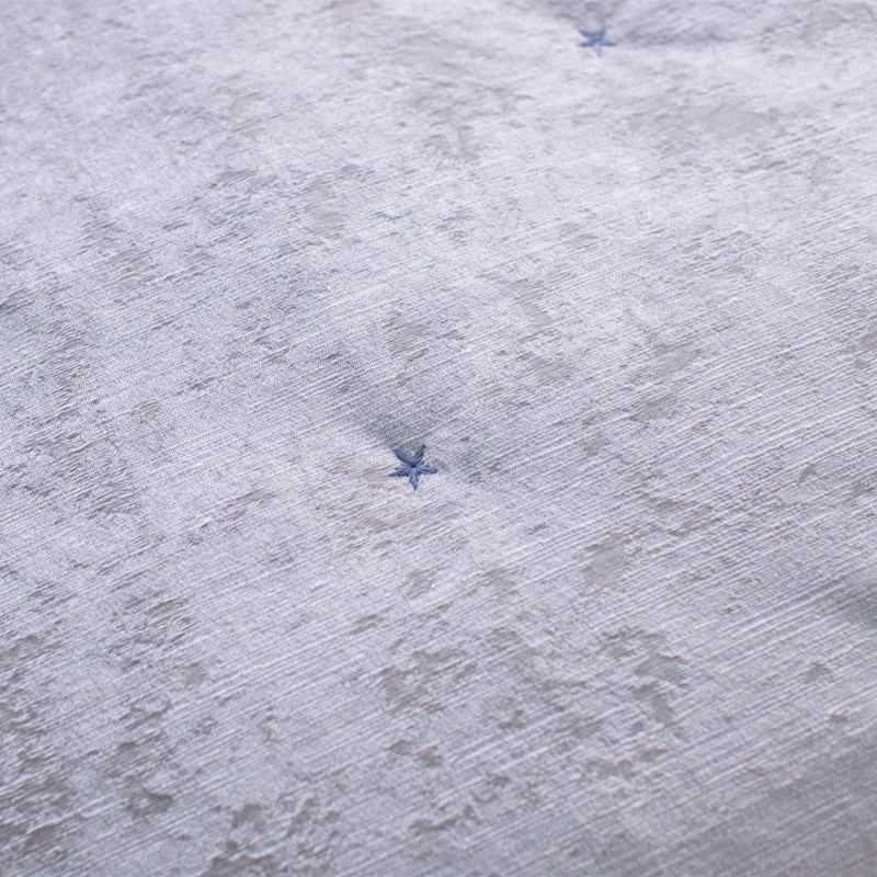 Italian Crinkled Ice Velvet Embroidered Quilt