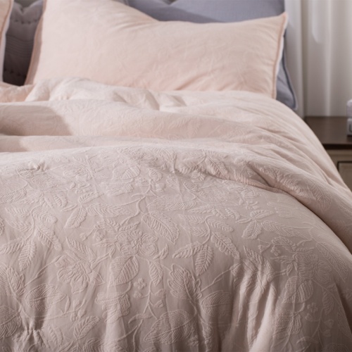 Poly jacquard knit fabric Comforter