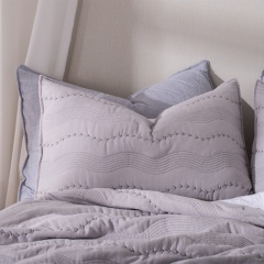 Cotton-Feel Short Plush Quilted Quilt