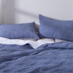 Stretch Crinkled 100% Poly Seersucker Quilt