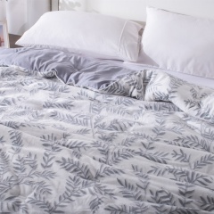 Burnt Printed Milk Velvet Comforter