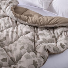 Linen touch Printed 100% Poly Comforter