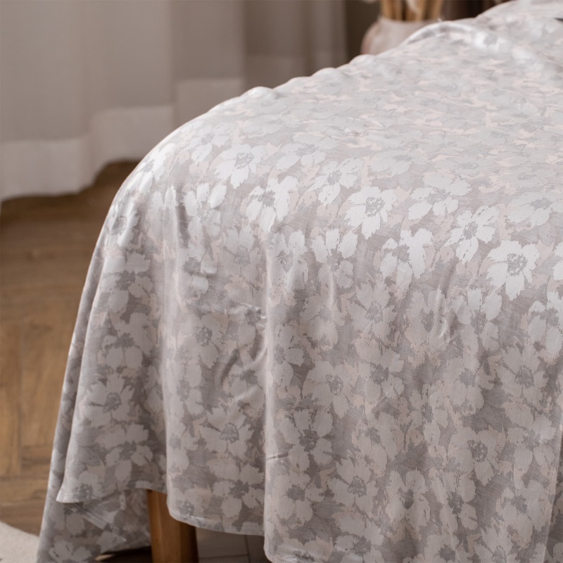 Tencel-Cotton Blended Jacquard Bed Sheet
