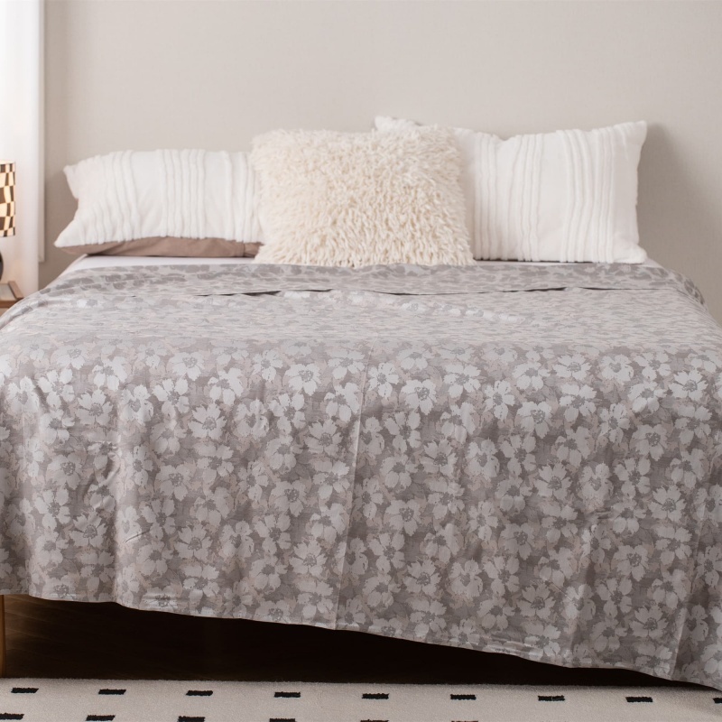 Tencel-Cotton Blended Jacquard Bed Sheet
