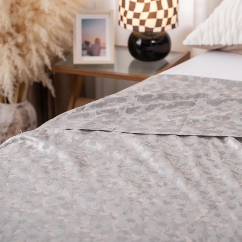 Tencel-Cotton Blended Jacquard Bed Sheet