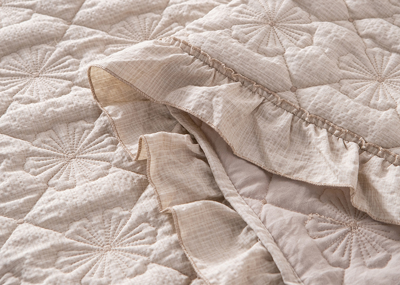 Kasentex cotton linen quilt