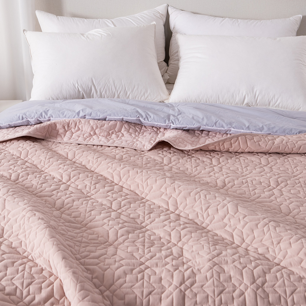 Fine-wale Corduroy Quilted Bedspread