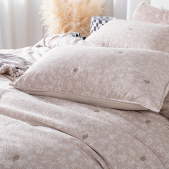 Linen-look Embroidered Quilt