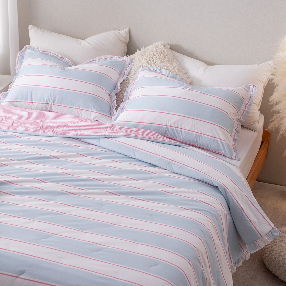 60S Pure Cotton Comforter with Ruffle Edge