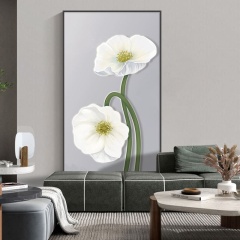 French Cream Style Decorative Painting Flower Log Color Wall Art Painting Wholesale