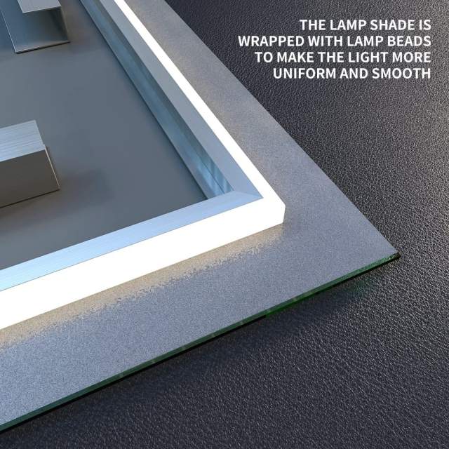 KWW LED Lighted Bathroom Mirror and Bathroom Vanity Mirrors with Lights,  GP-CAJ