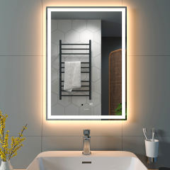 KWW LED Mirror with Lights and Bathroom Vanity Mirror,  GP-EBK