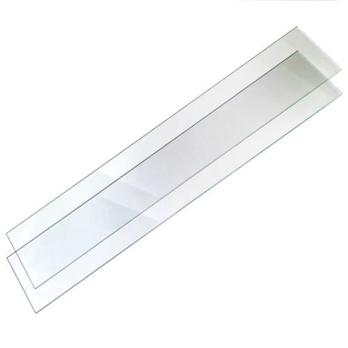 Glass shelves for mirror cabinet