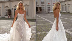 newest hot sale  ball gown wedding dress with luxury heavy 3D flower lace wedding gown bridal dress