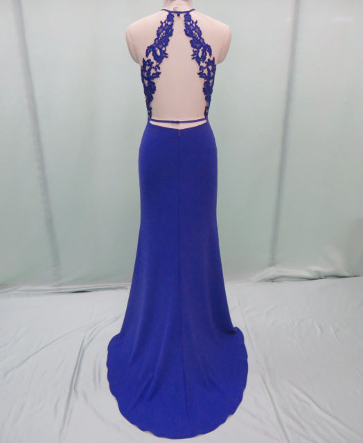 BLUE COLOR EVENING DRESS, MERMAID STYLE EVENING GOWN,  SEXY PARTY DRESS. SATIN CREPE MOTHRE DRESS, BRIDEMAID DRESS
