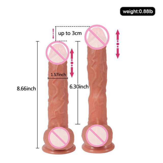Female telescopic vibration masturbation device simulation penis