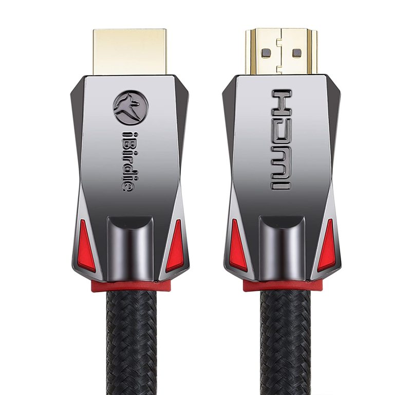 4K HDR HDMI Cable , 4K 120Hz(4:4:4, HDR10 ARC HDCP 2.3/2.2) 1440p 165Hz  High Speed Ultra HD Bi-Directional Cord 26AWG Compatible with Apple-TV Ps4  Xbo