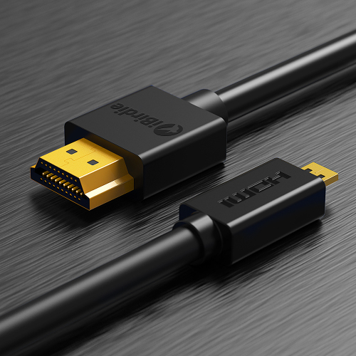 Micro HDMI to Cable - High Speed 18Gbps Support 4K60 HDR ARC Compatible with GoPro Hero 7 6 5 4, Raspberry Pi 4, Sony A6000 A6300 Camera, Nikon B