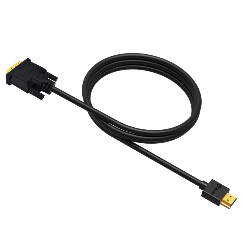 HDMI to DVI Cable (do DVI to HDMI) Support 1440p 1080p High Speed HDMI Male A to DVI-D