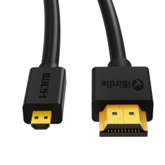 Micro HDMI to HDMI Cable - High Speed 18Gbps Support 4K60 HDR ARC Compatible with GoPro Hero 7 6 5 4, Raspberry Pi 4, Sony A6000 A6300 Camera, Nikon B500, Lenovo Yoga 3 Pro, Yoga 710