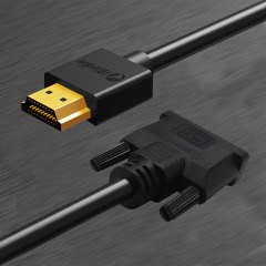 HDMI to DVI Cable (do DVI to HDMI) Support 1440p 1080p High Speed HDMI Male A to DVI-D