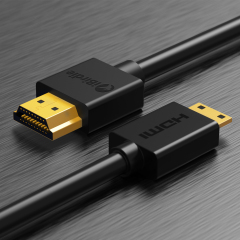 Mini HDMI to Standard HDMI Cable and do HDMI to Mini HDMI - Ultra High Speed 18Gbps Support 4K HDR and ARC Compatible with Sony XR500, Nikon D500 D810, Canon XA40 XA50 XA55, Raspberry Pi Zero