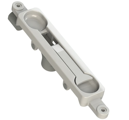 door accessories door control aluminum flsuh bolt with rod