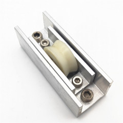nylon sliding window roller with aluminum cover