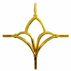 9055 georgian bar accessories decoration plastic golden flower